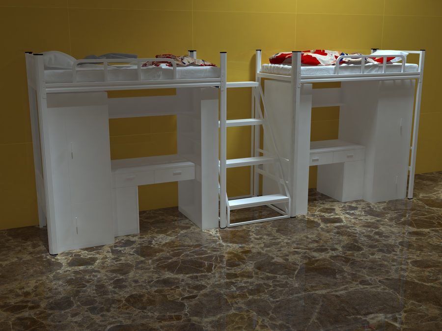 云南制造企业员工宿舍床案例