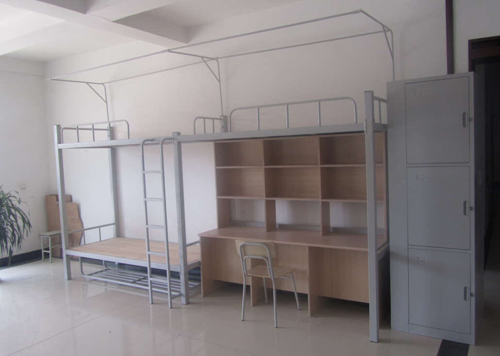 学生公寓床（带书桌衣柜一体）